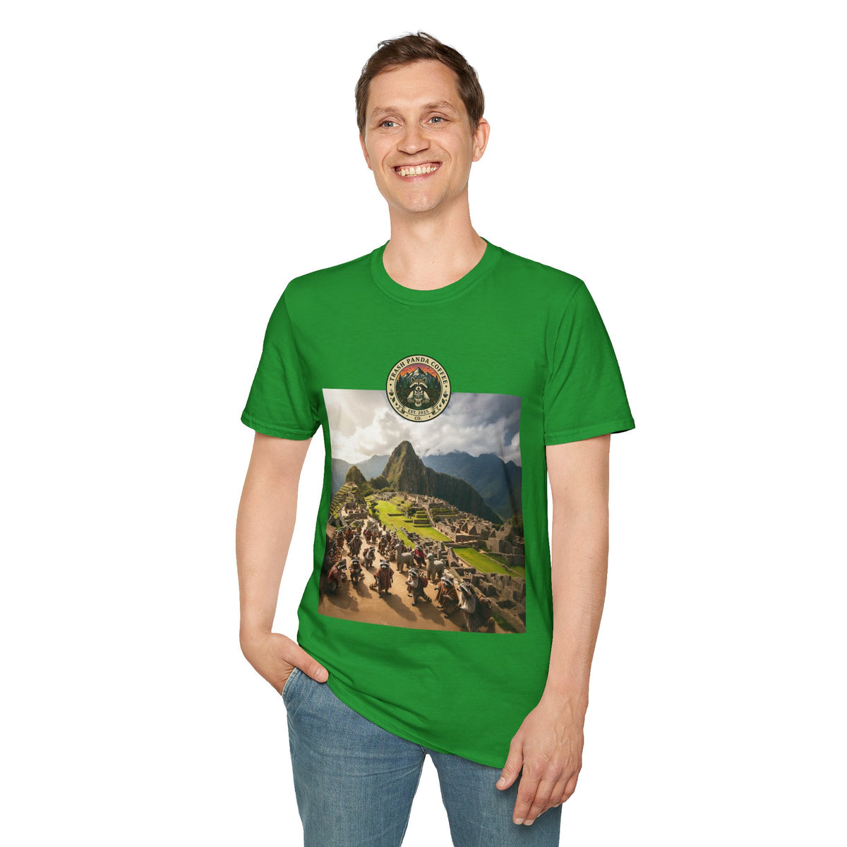 4/5 XL Lost City Brew Tee — Trash Panda Coffee Co.