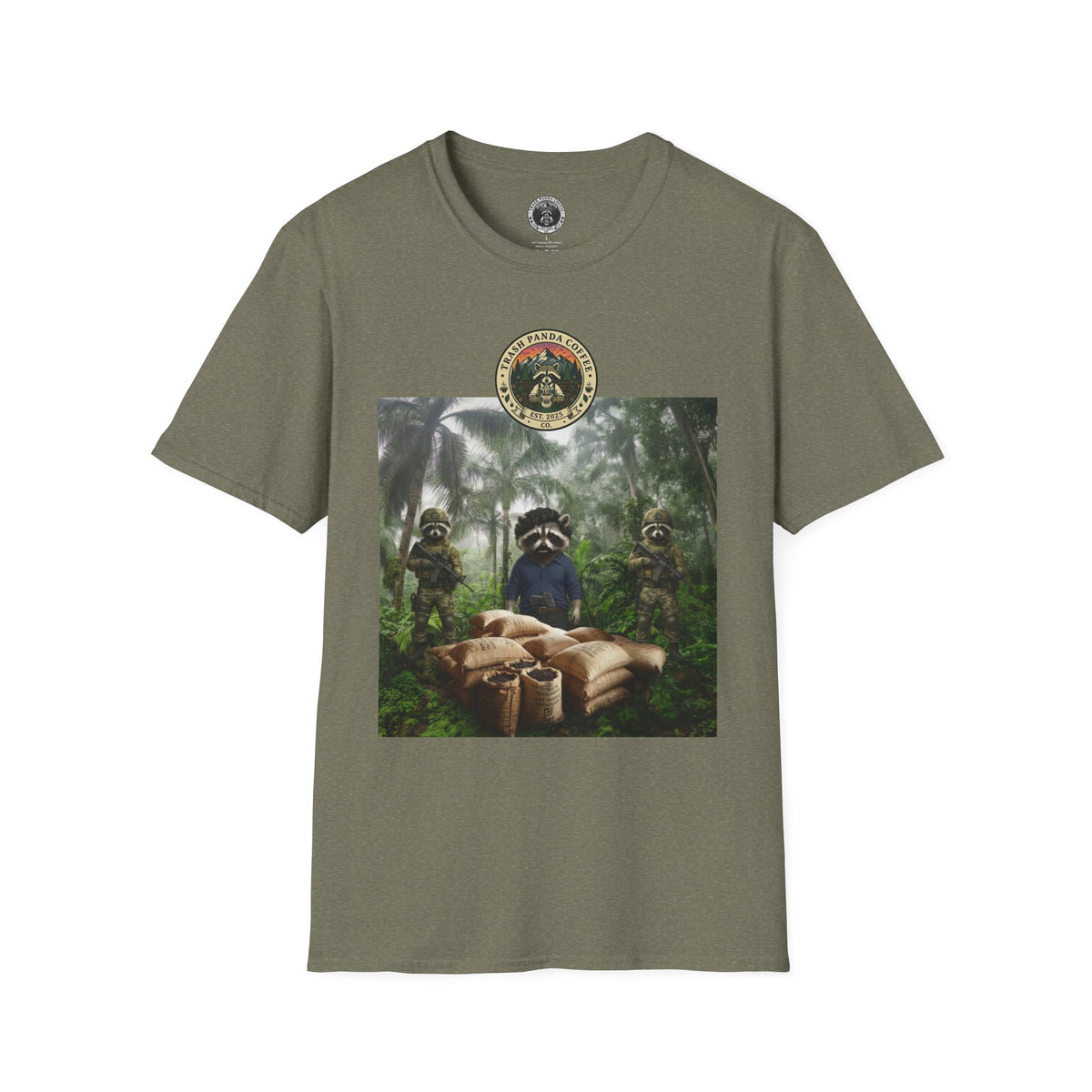 4/5XL - Colombian Brown Gold Tee - Trash Panda Coffee Co