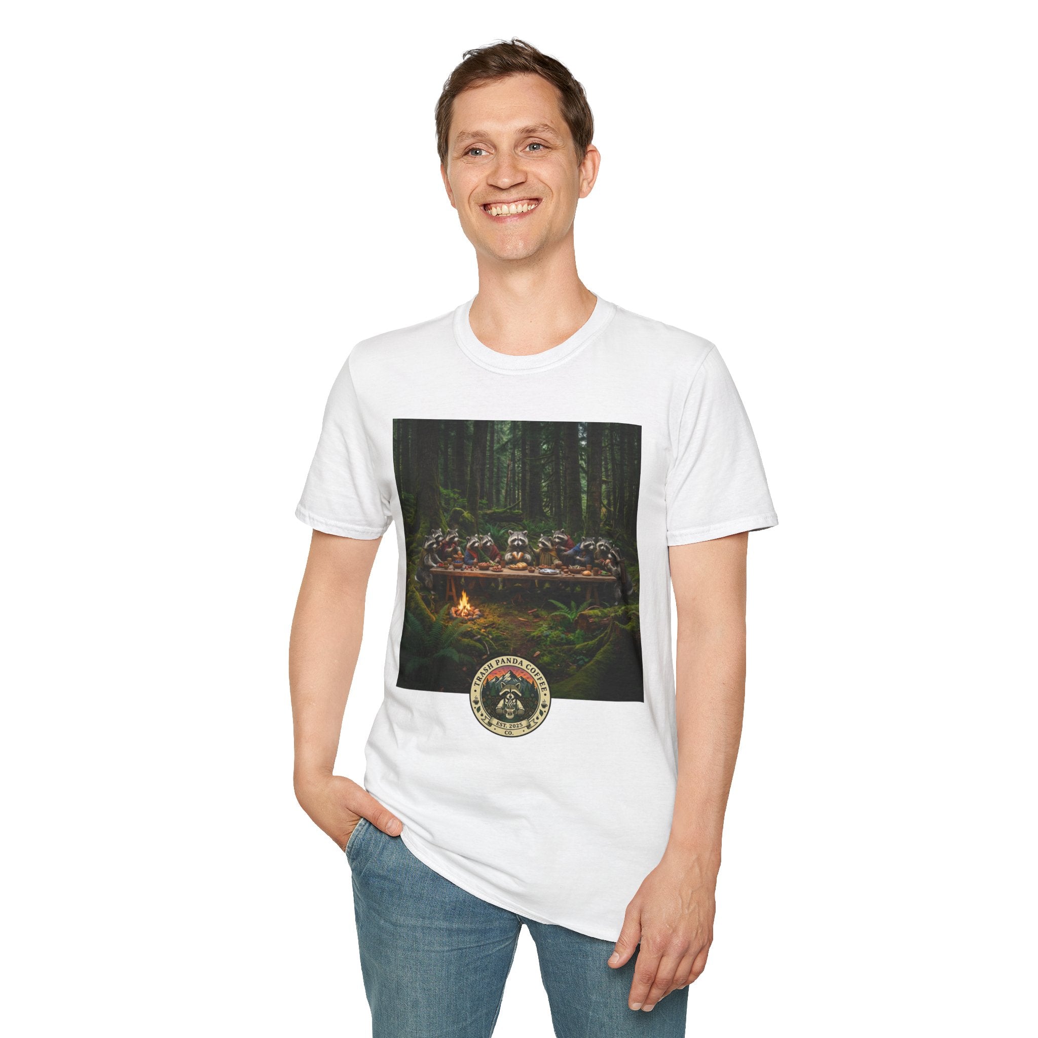 4/5 XL - Raccoon's Last Supper - Trash Panda Coffee Co