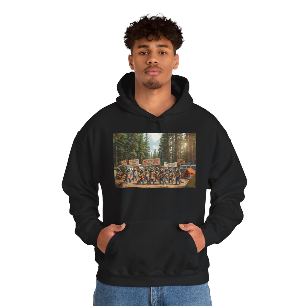 Protesting Raccoons Hoodie