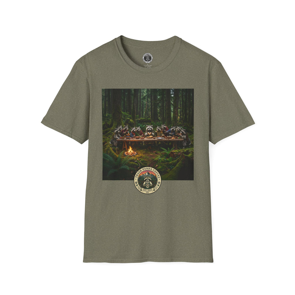 4/5 XL - The Last Coffee Bag Tee - Trash Panda Coffee Co