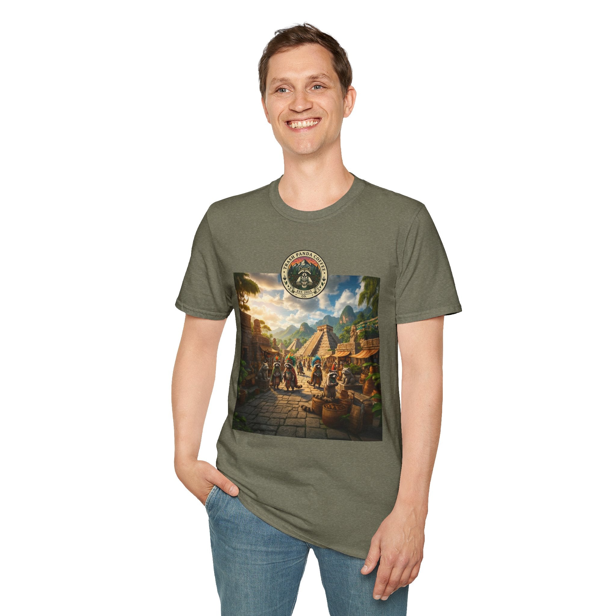 4/5 XL - Raccoon Mayans - Trash Panda Coffee Co
