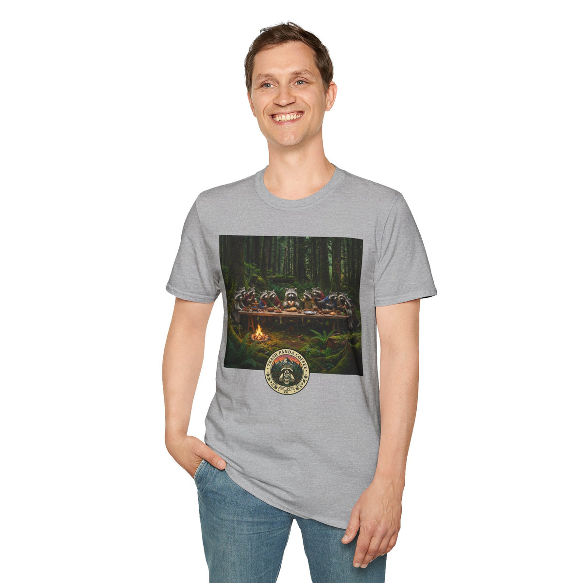The Last Coffee Bag Tee- Trash Panda Coffee Co.