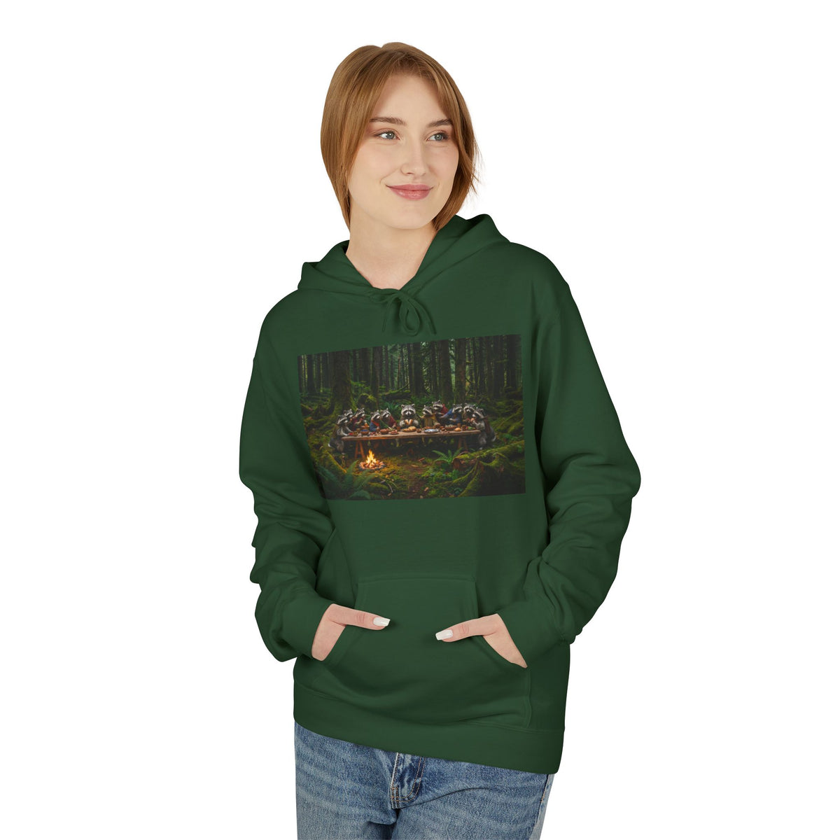 Last Supper Raccoons Hoodie | Trash Panda Coffee Merch