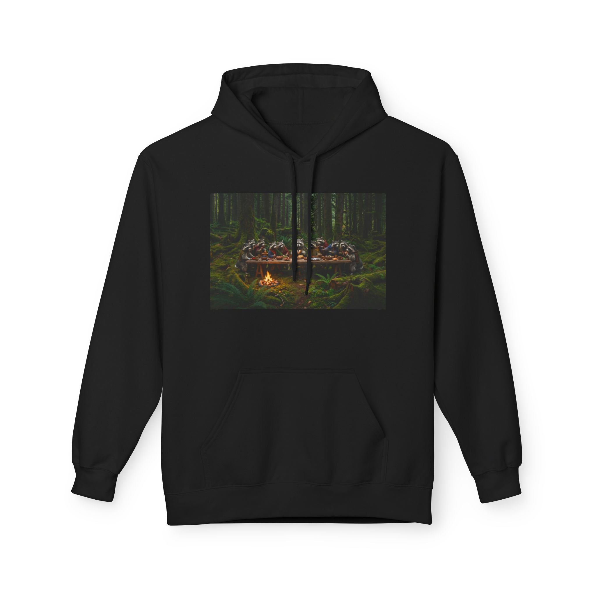 Last Supper Raccoons Hoodie | Trash Panda Coffee Merch