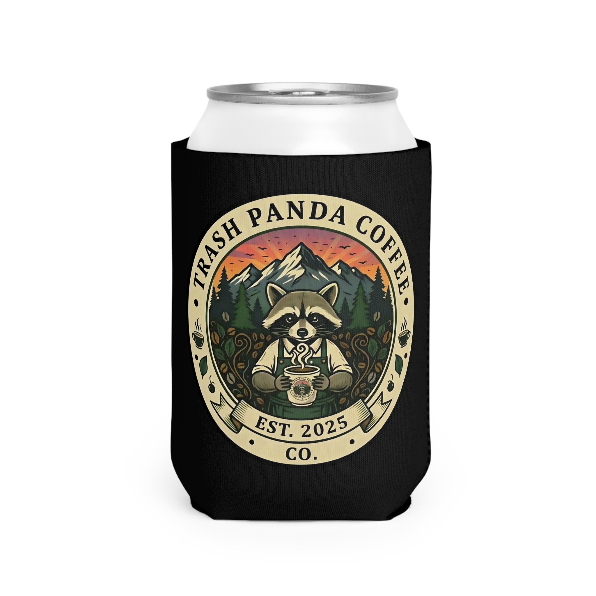 Trash Panda Coffee Co. Logo Koozie