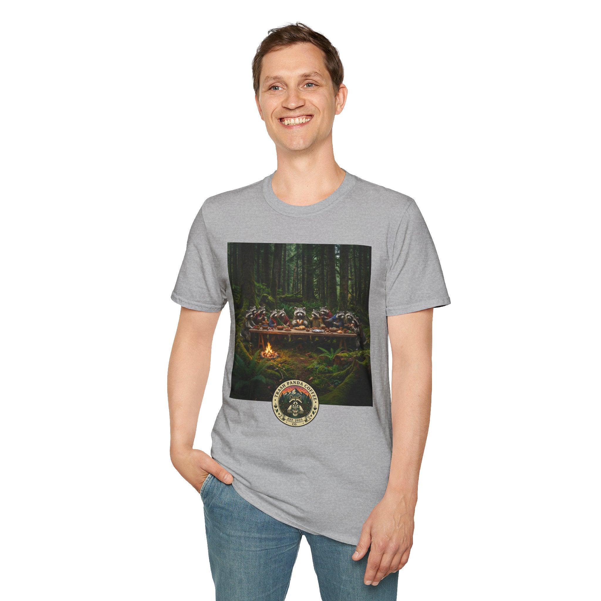 4/5 XL - Raccoon's Last Supper - Trash Panda Coffee Co
