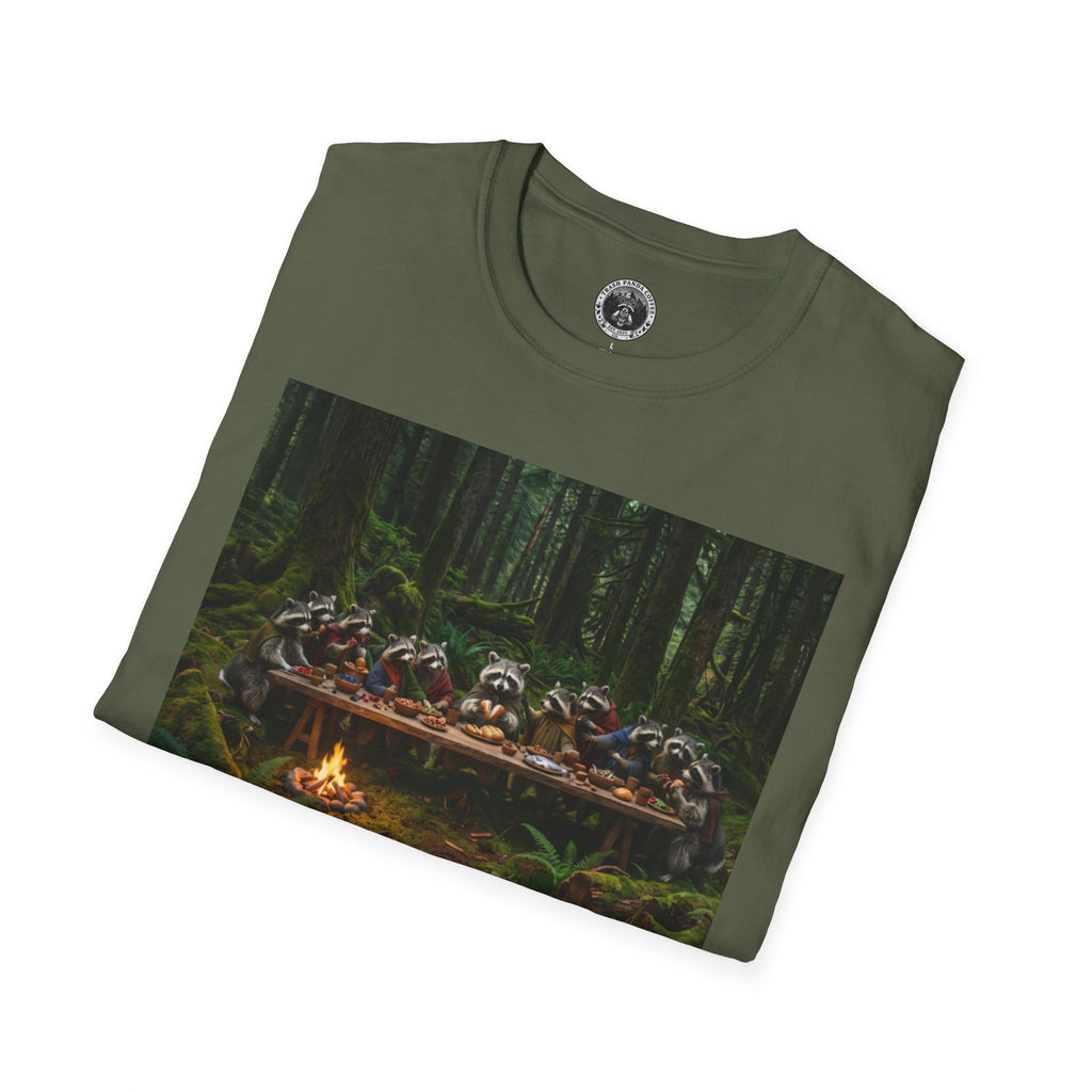 Last Supper w Raccoons Tee | Trash Panda Coffee