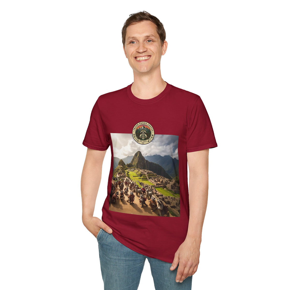 4/5 XL Lost City Brew Tee — Trash Panda Coffee Co.