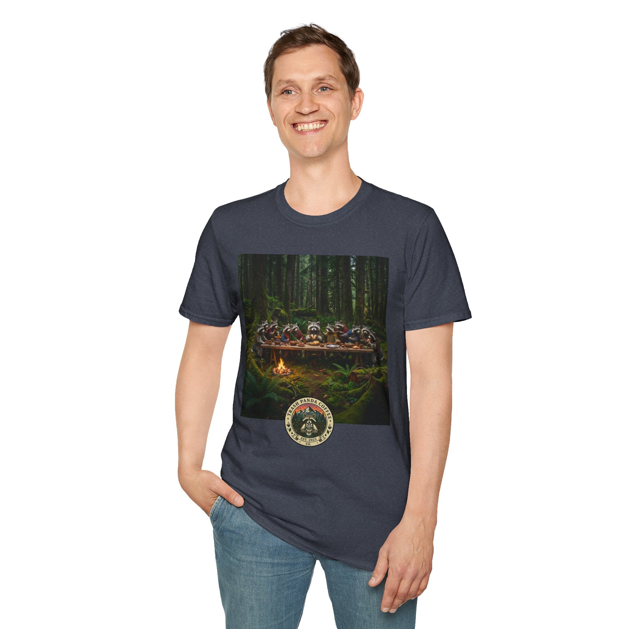 4/5 XL - Raccoon's Last Supper - Trash Panda Coffee Co
