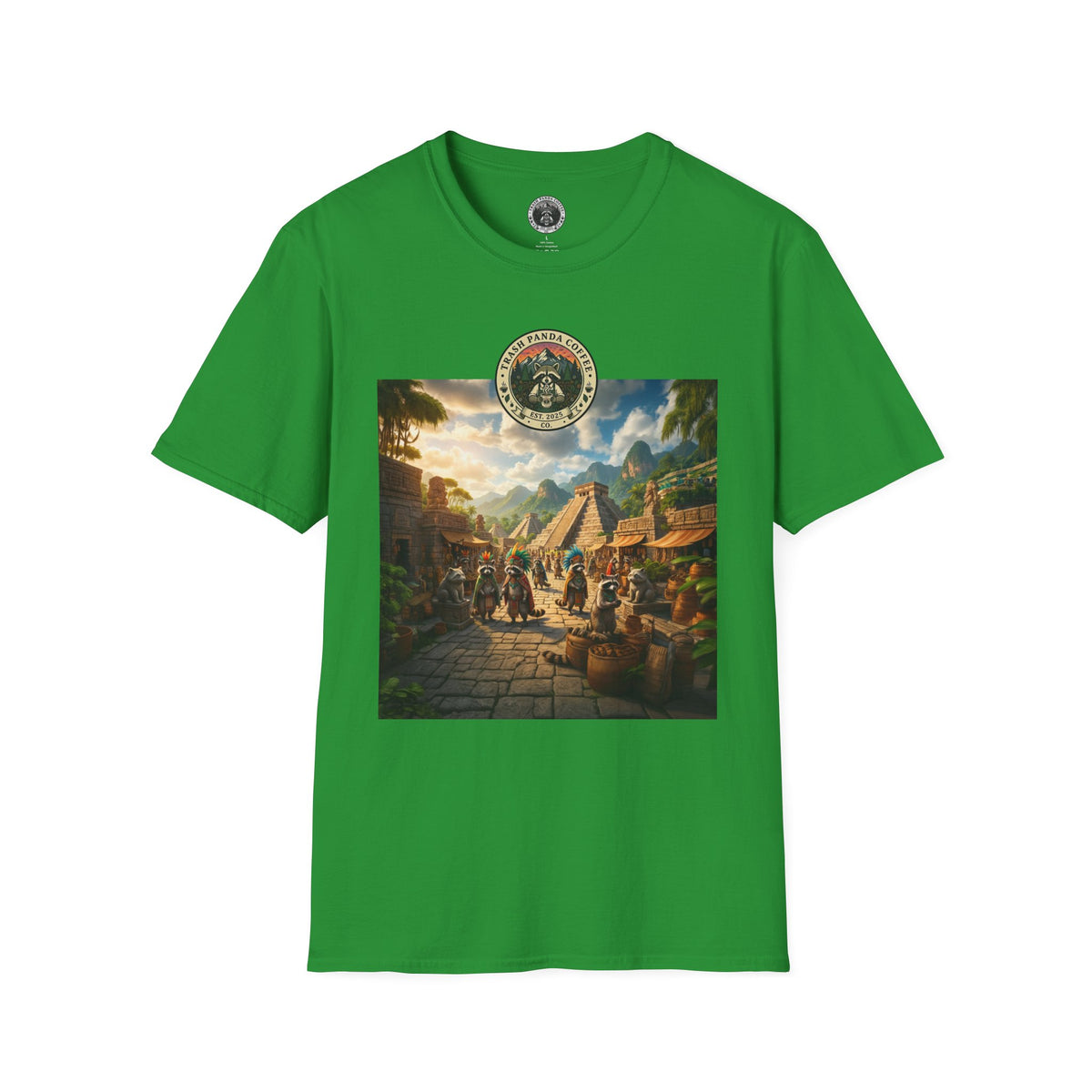4/5 XL - Brew of the Gods Tee - Trash Panda Coffee Co