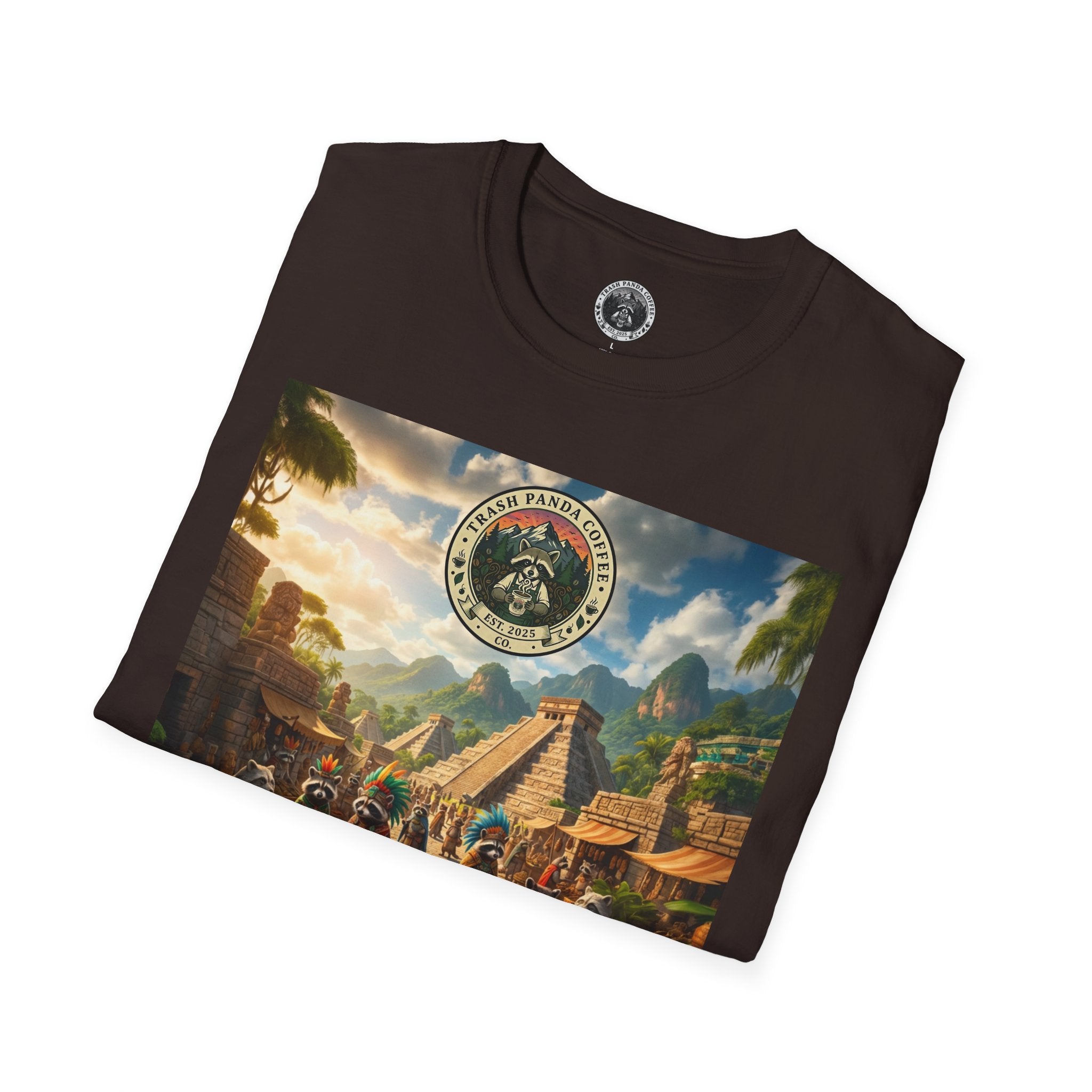 Trash Panda Coffee - Mayan Raccoons T-Shirt