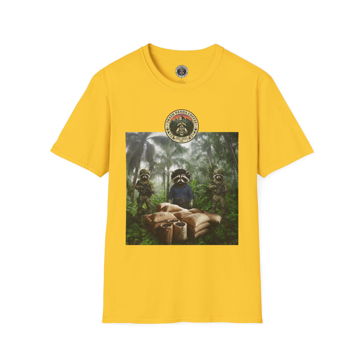 4/5XL - Colombian Brown Gold Tee - Trash Panda Coffee Co
