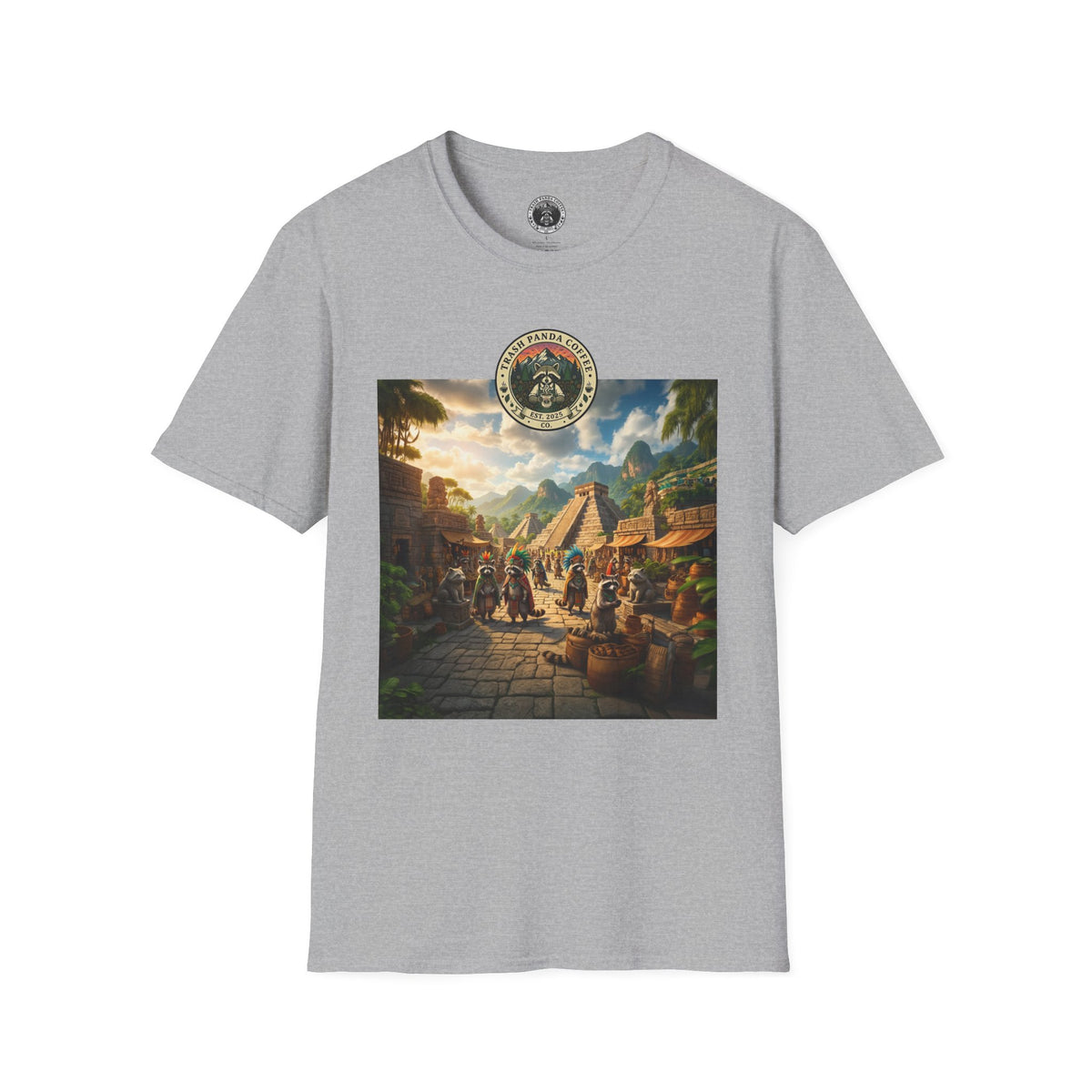 4/5 XL - Brew of the Gods Tee - Trash Panda Coffee Co
