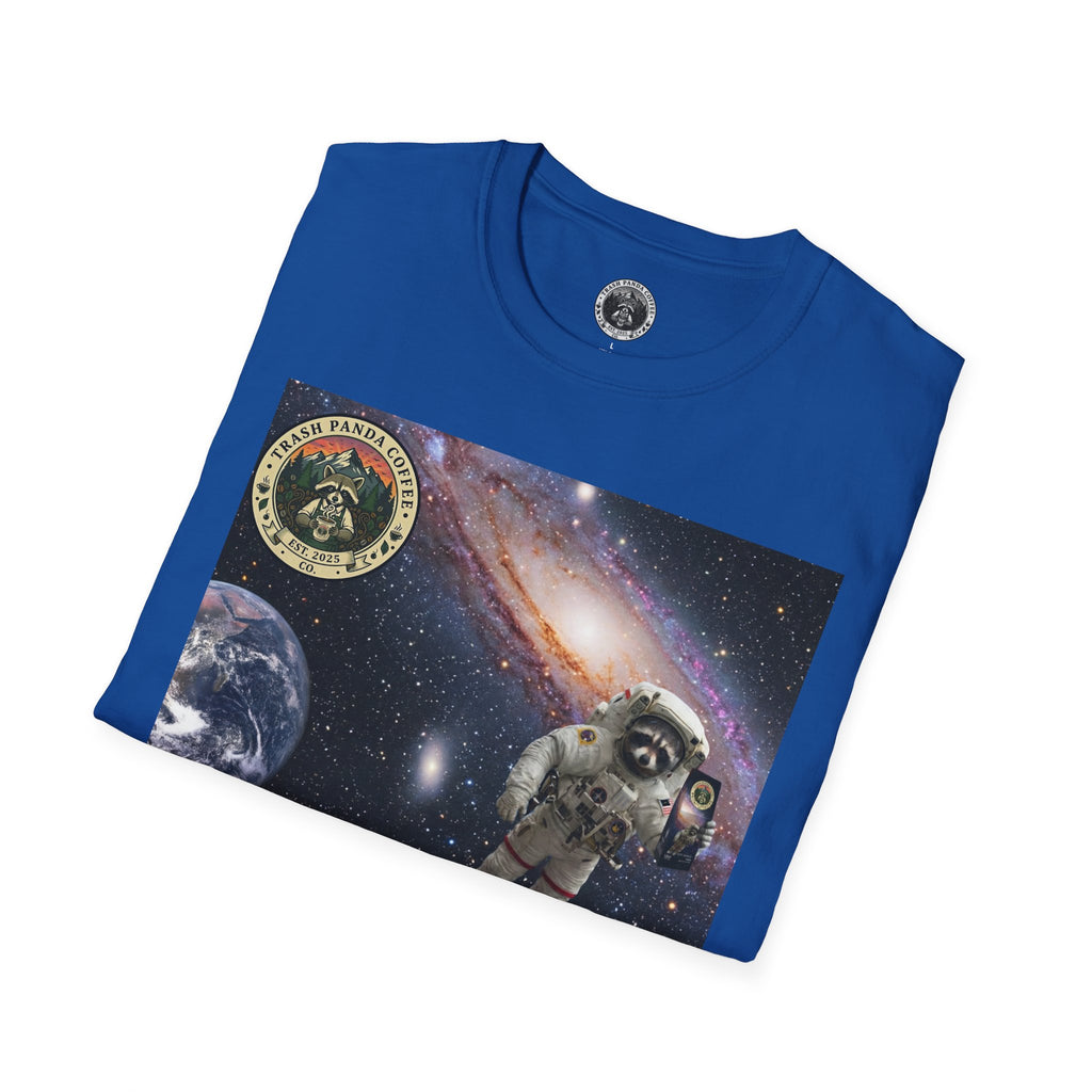 Raccoon Astronaut in Space | Trash Panda Coffee