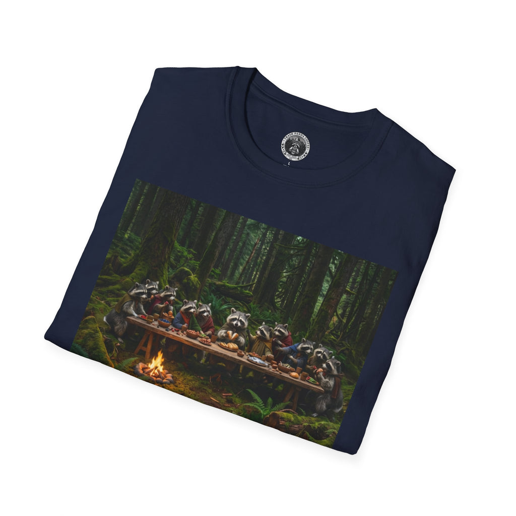 Last Supper w Raccoons Tee | Trash Panda Coffee