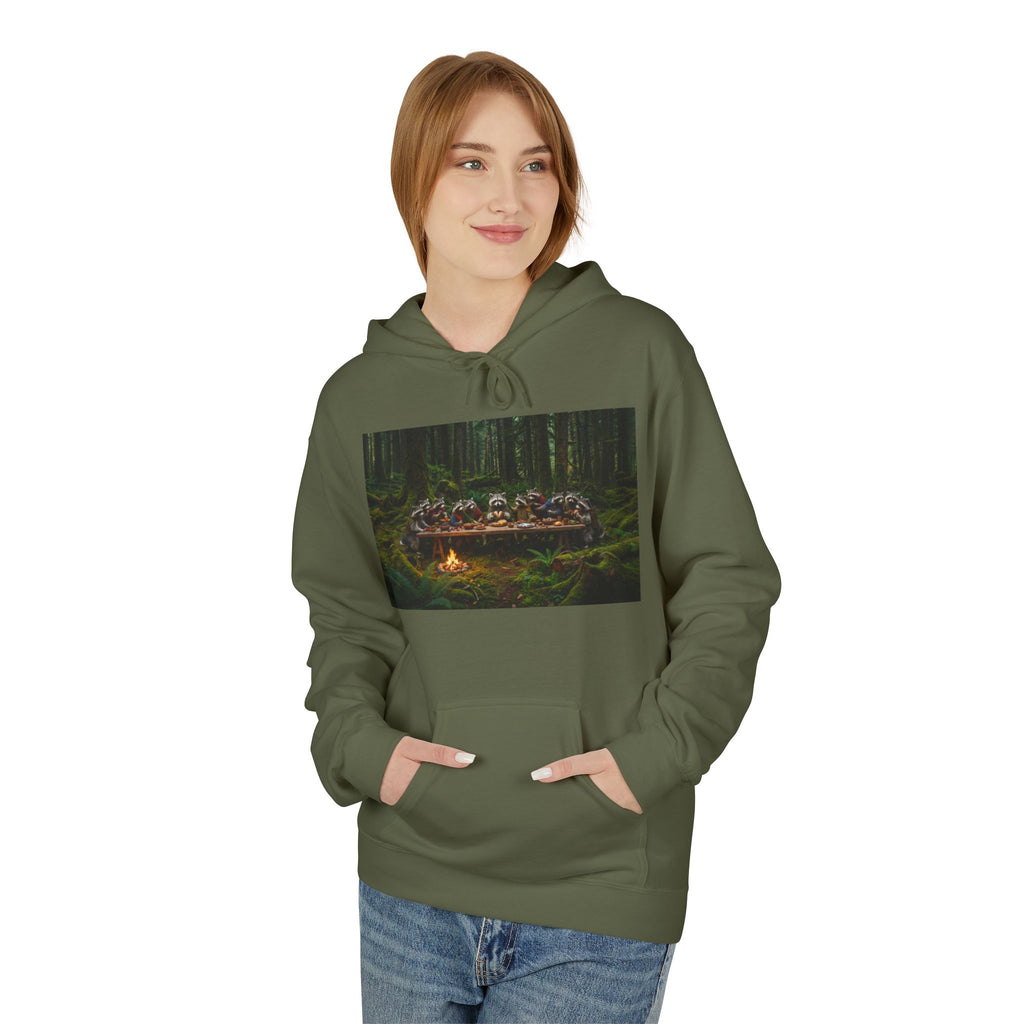 Last Supper Raccoons Hoodie | Trash Panda Coffee Merch