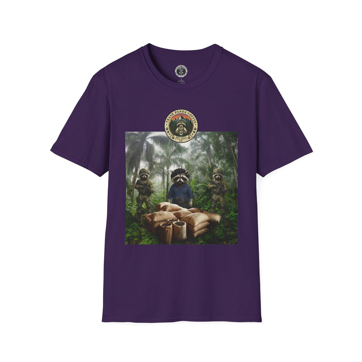 4/5XL - Colombian Brown Gold Tee - Trash Panda Coffee Co
