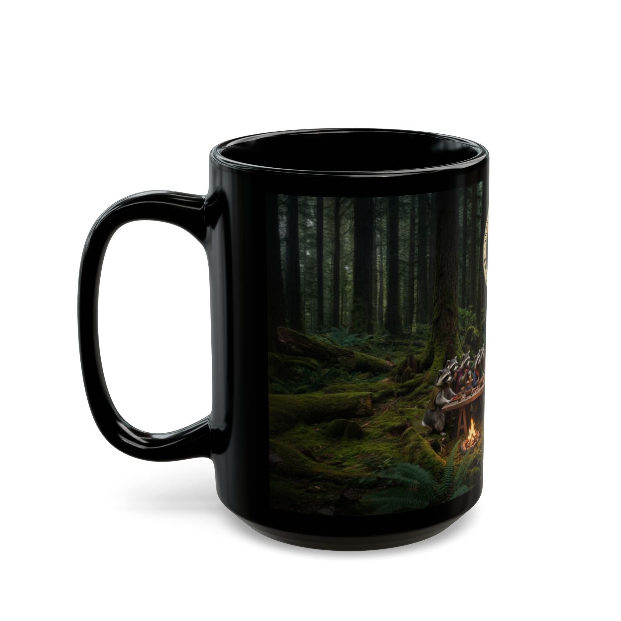 Raccoon Last Supper Mug