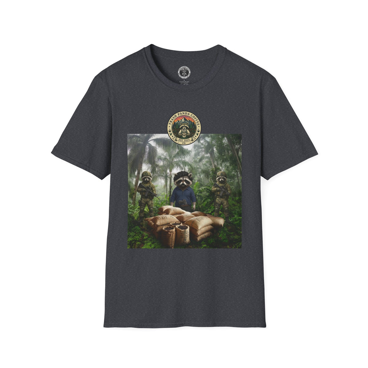 4/5XL - Colombian Brown Gold Tee - Trash Panda Coffee Co