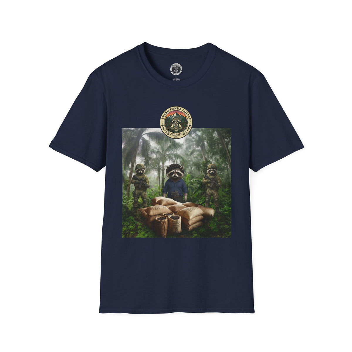 4/5XL - Colombian Brown Gold Tee - Trash Panda Coffee Co
