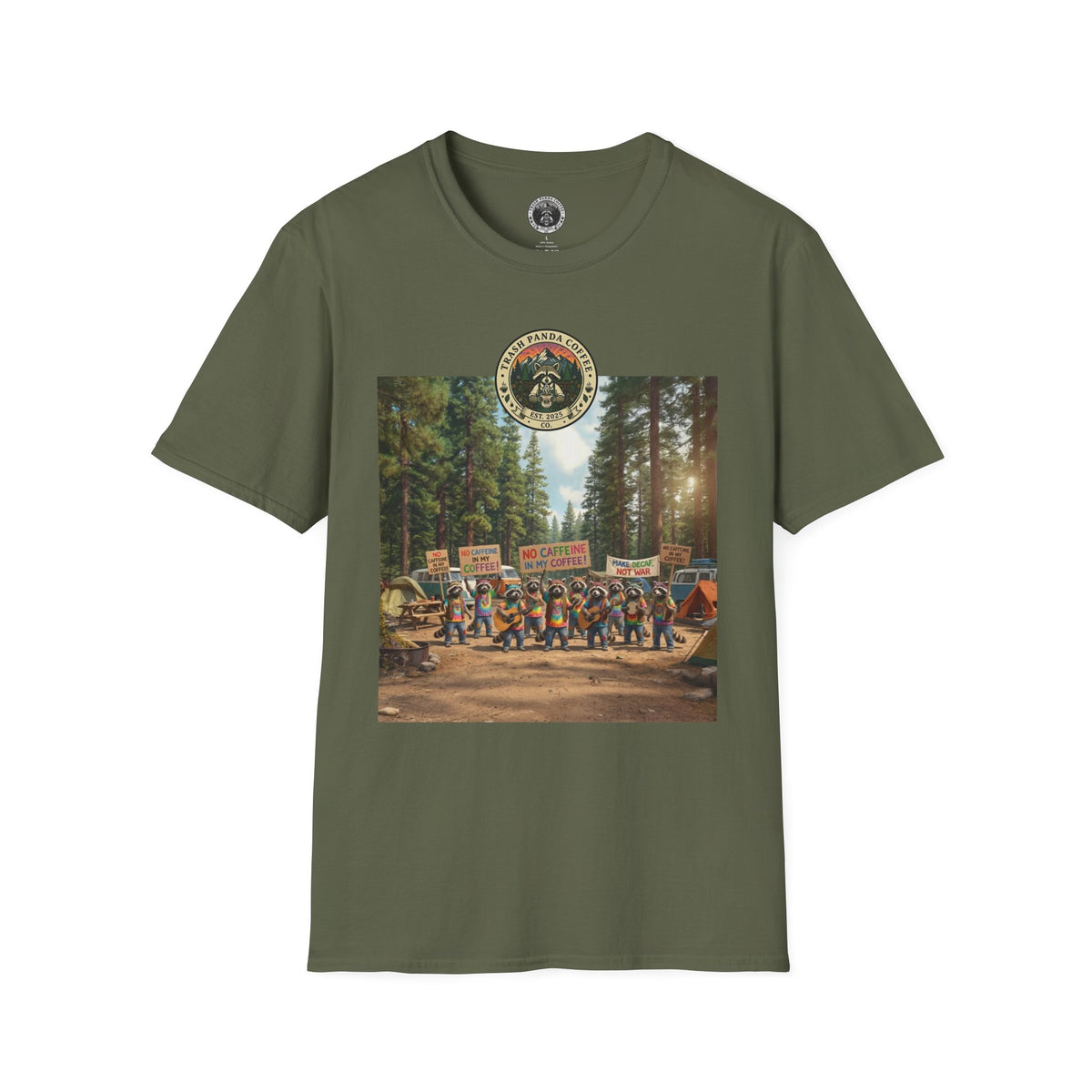 4/5 XL - OK! Decaf It Is Tee - Trash Panda Coffee Co
