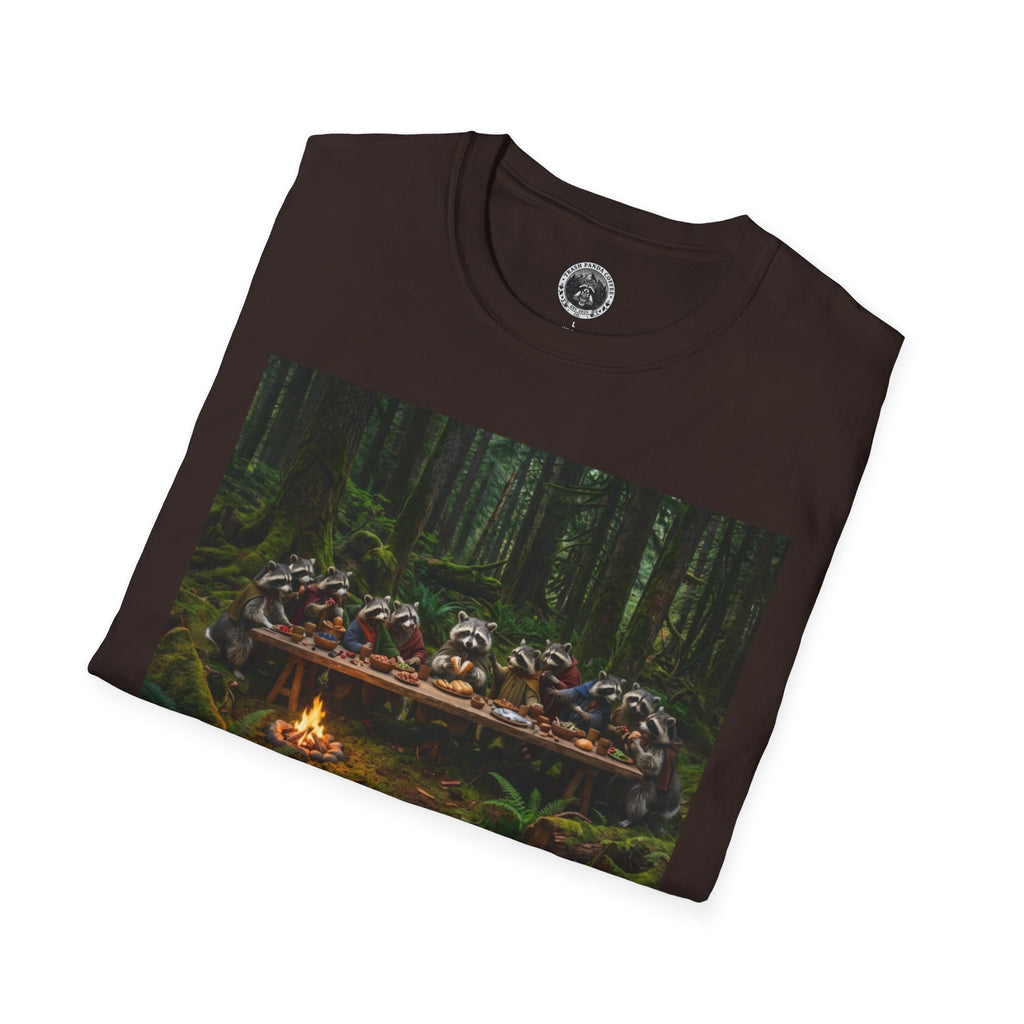 Last Supper w Raccoons Tee | Trash Panda Coffee