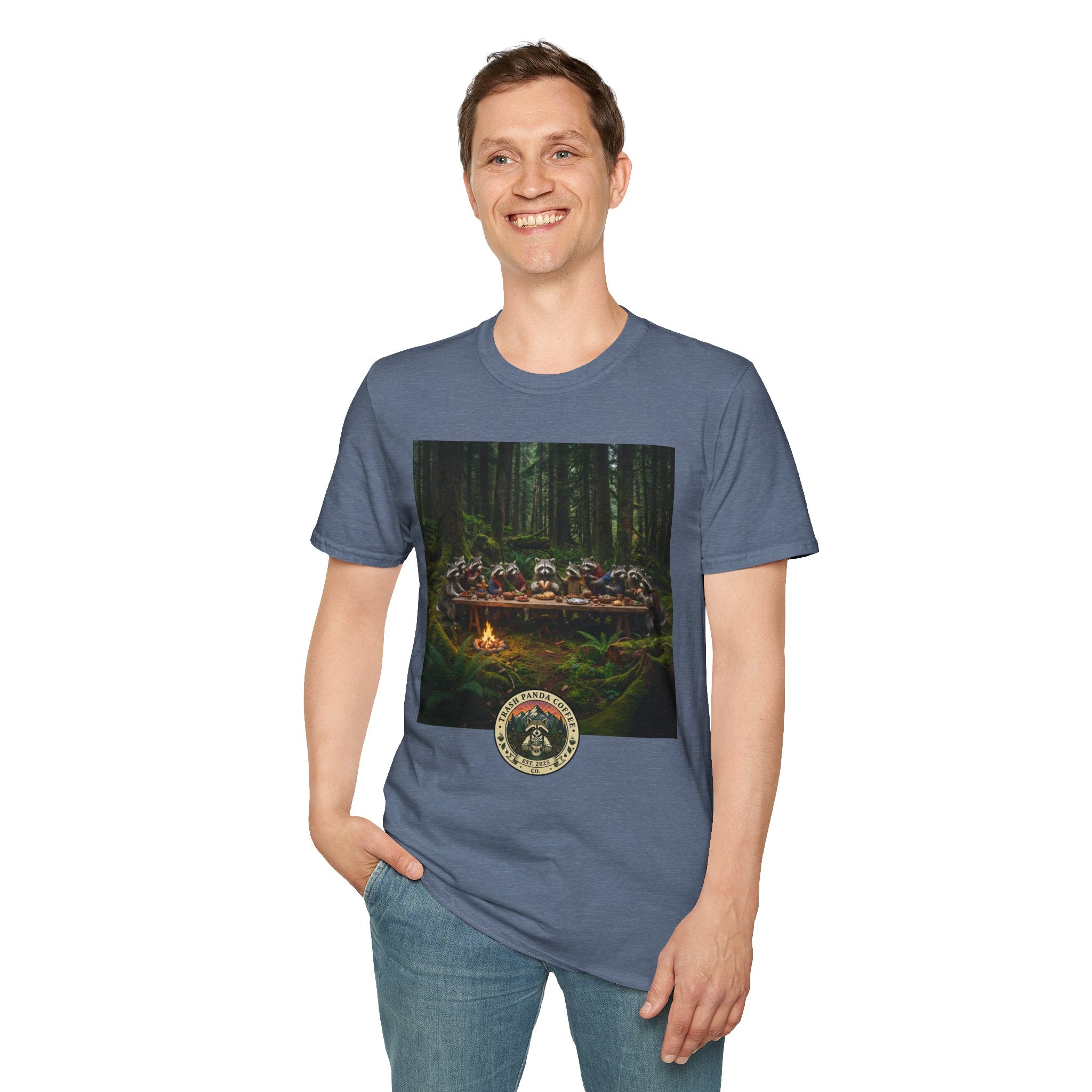 4/5 XL - Raccoon's Last Supper - Trash Panda Coffee Co