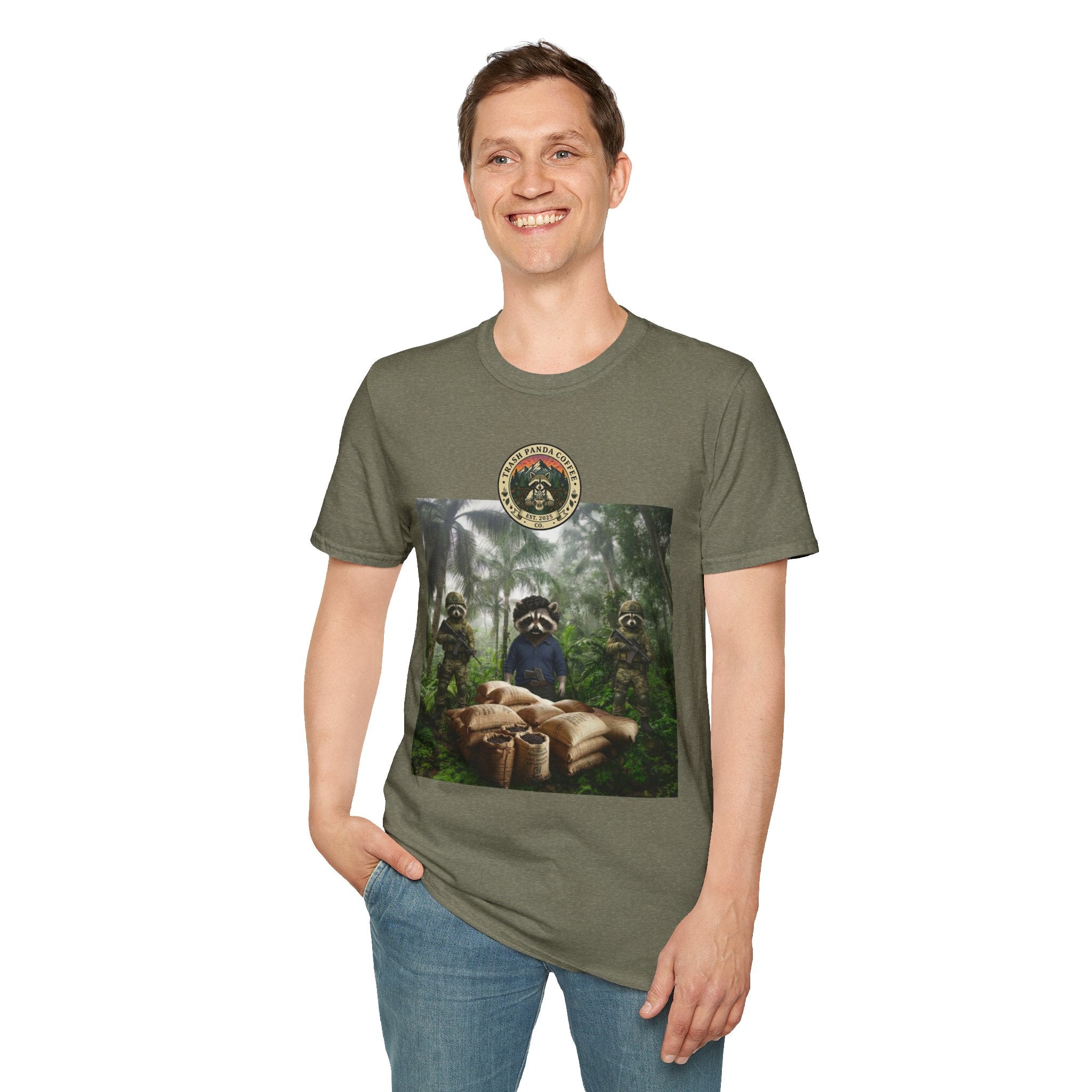 4/5XL - Raccoon Escobar - Trash Panda Coffee Co