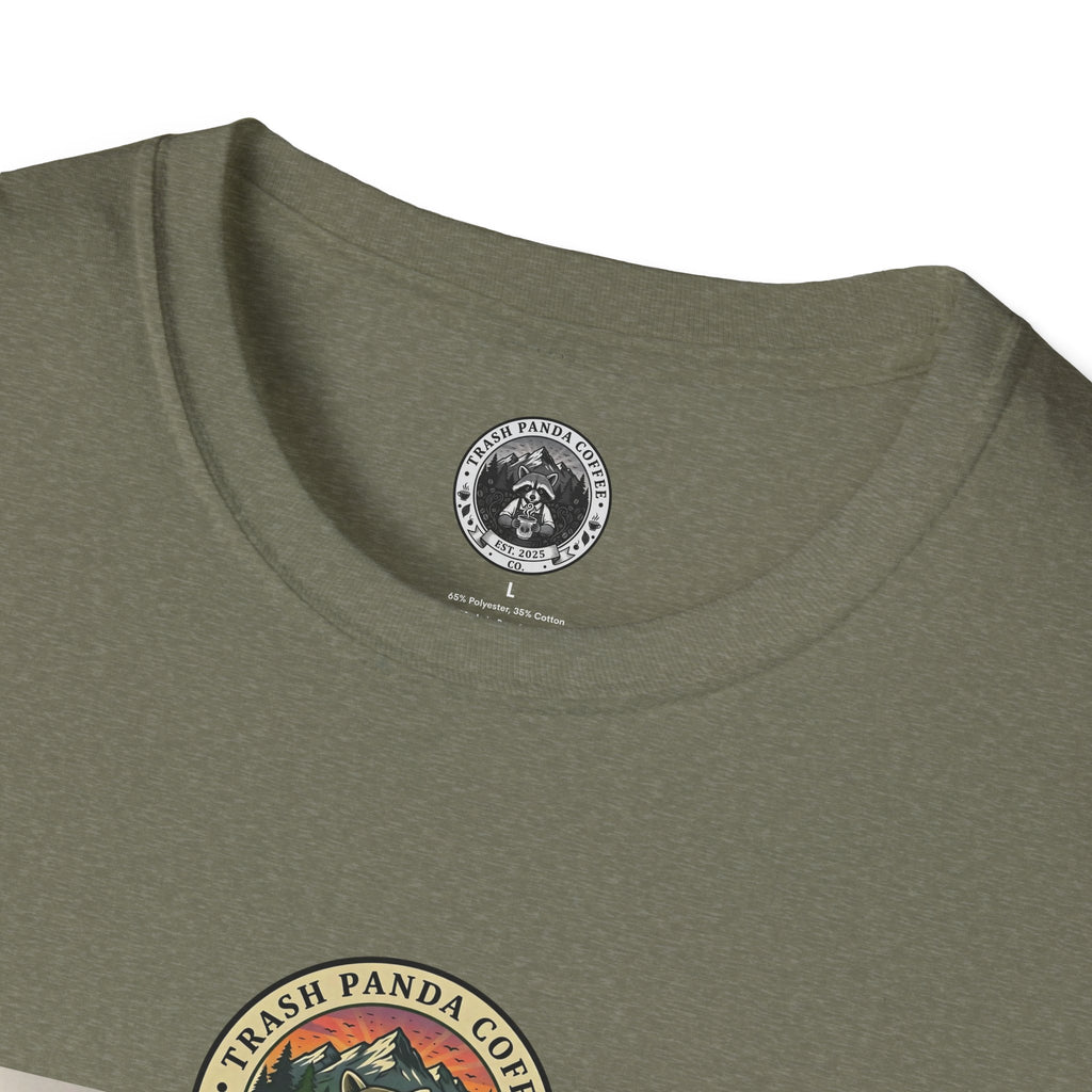 4/5 XL Lost City Brew Tee — Trash Panda Coffee Co.