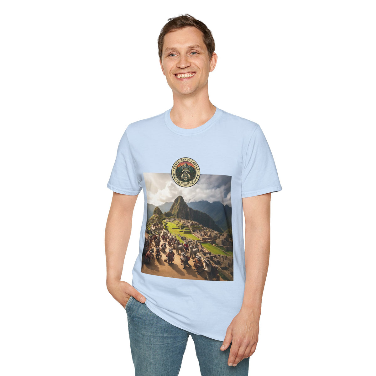 4/5 XL Lost City Brew Tee — Trash Panda Coffee Co.