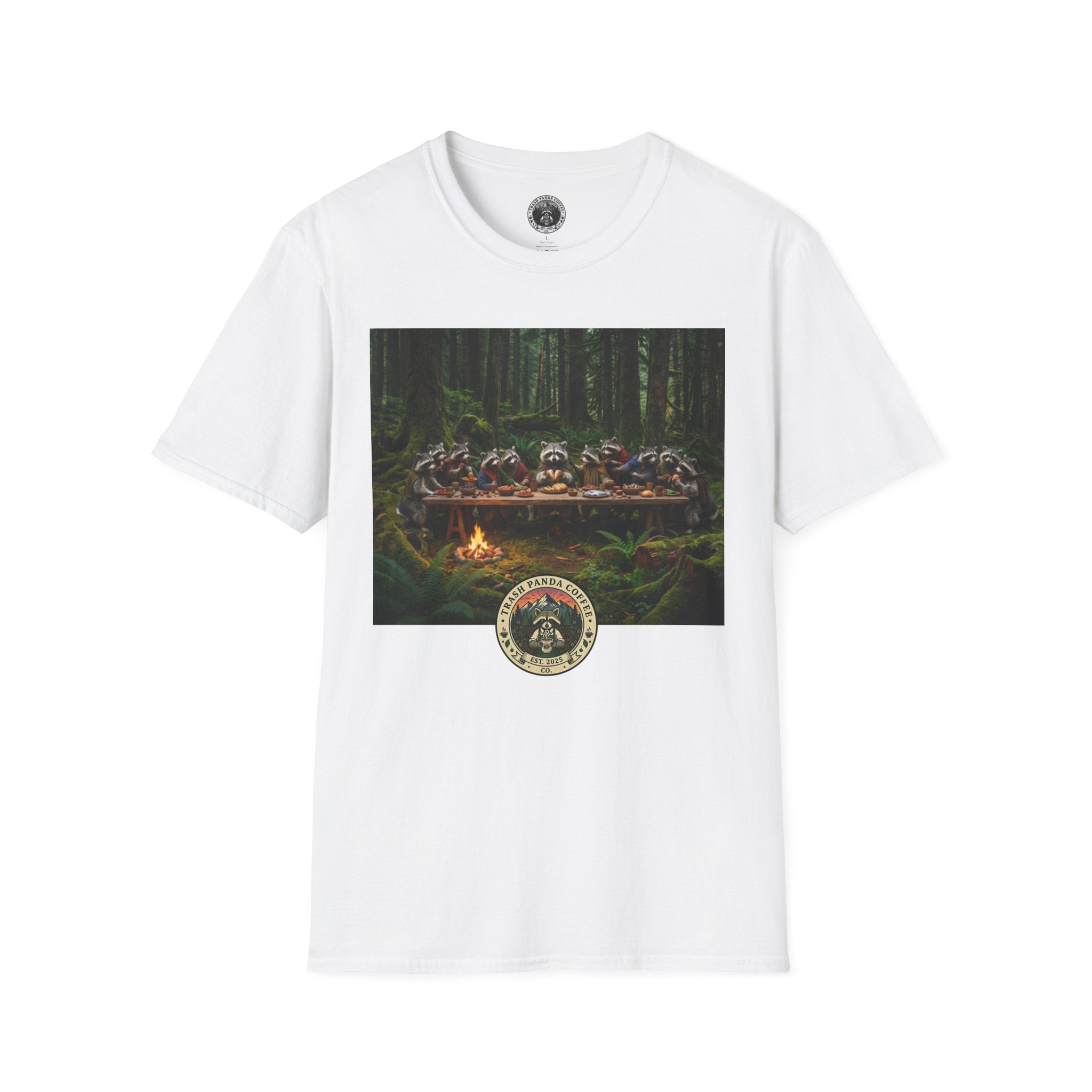 Last Supper w Raccoons Tee | Trash Panda Coffee