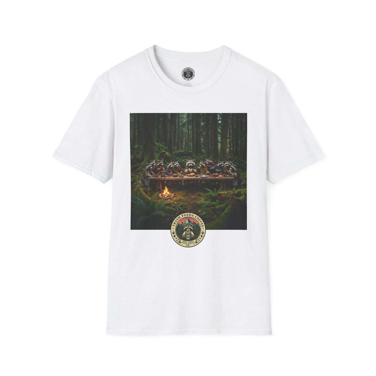 4/5 XL - The Last Coffee Bag Tee - Trash Panda Coffee Co